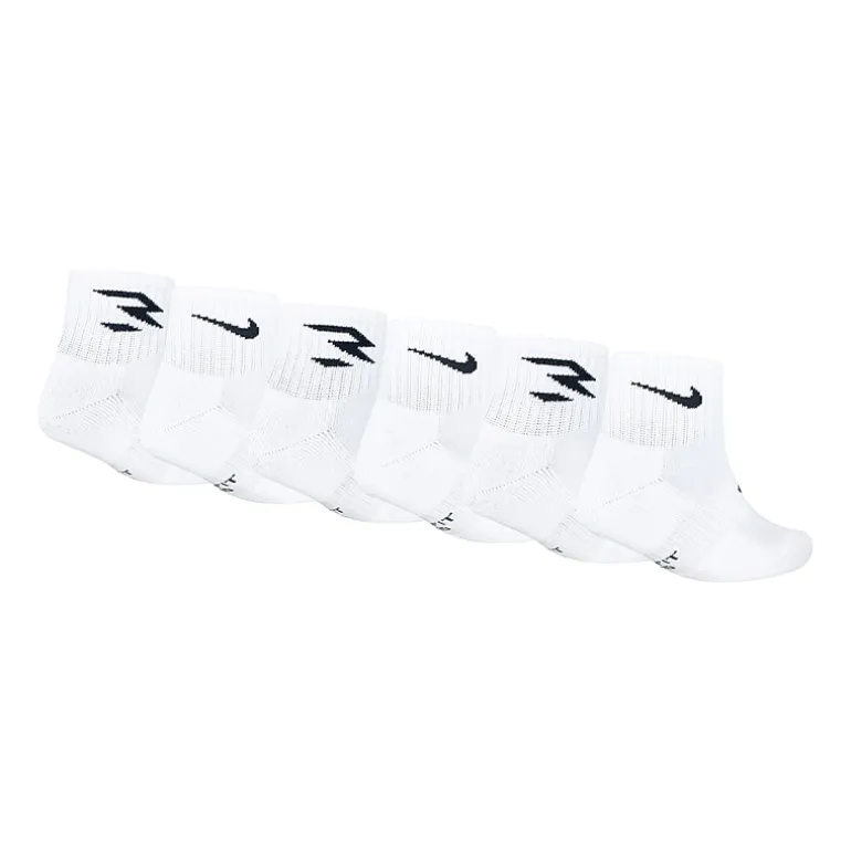 Nike 3BRAND by Russell Wilson Big Kid Boys Multi-Pack 6 Pair Quarter Ankle Socks