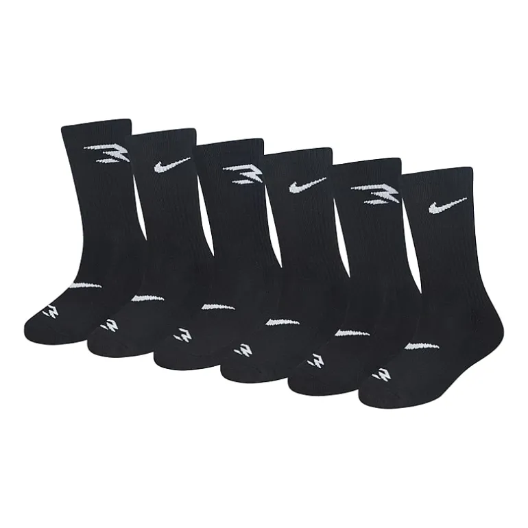 Nike 3BRAND by Russell Wilson Big Kid Boys 6 Pair Crew Socks