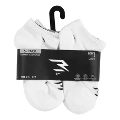 Nike 3BRAND by Russell Wilson Big Kid Boys Multi-Pack 6 Pair Low Cut Socks