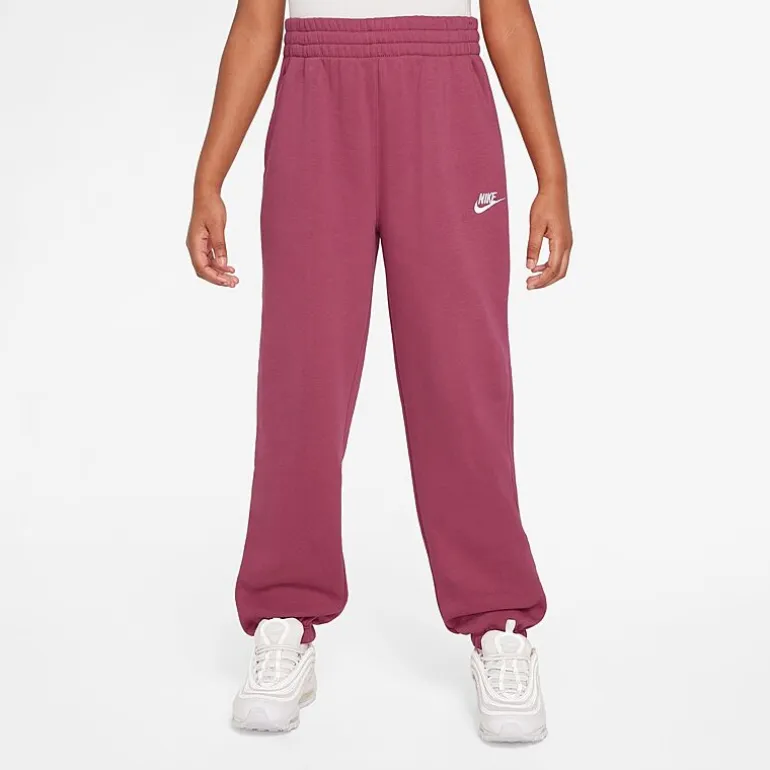 Nike Club Big Kid Girls Cuffed Loose Fit Fleece Jogger Pant