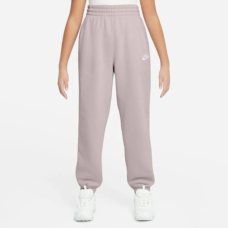 Nike Club Big Kid Girls Cuffed Loose Fit Fleece Jogger Pant