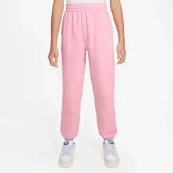 Nike Club Big Kid Girls Cuffed Loose Fit Fleece Jogger Pant