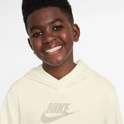 Nike Club Big Kid Unisex Long Sleeve Active Hoodie