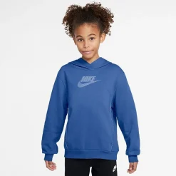 Nike Club Big Kid Unisex Long Sleeve Active Hoodie