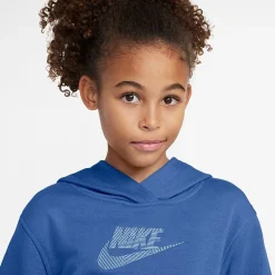 Nike Club Big Kid Unisex Long Sleeve Active Hoodie