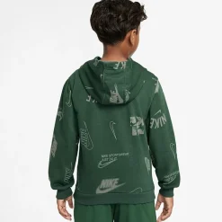 Nike Club Big Kid Unisex Long Sleeve Active Hoodie