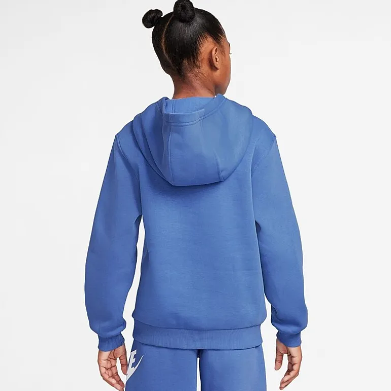 Nike Club Big Kid Unisex Long Sleeve Fleece Active Hoodie