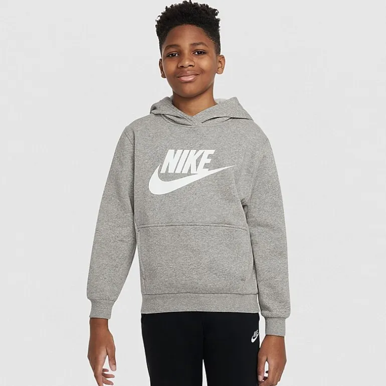 Nike Club Big Kid Unisex Long Sleeve Fleece Active Hoodie