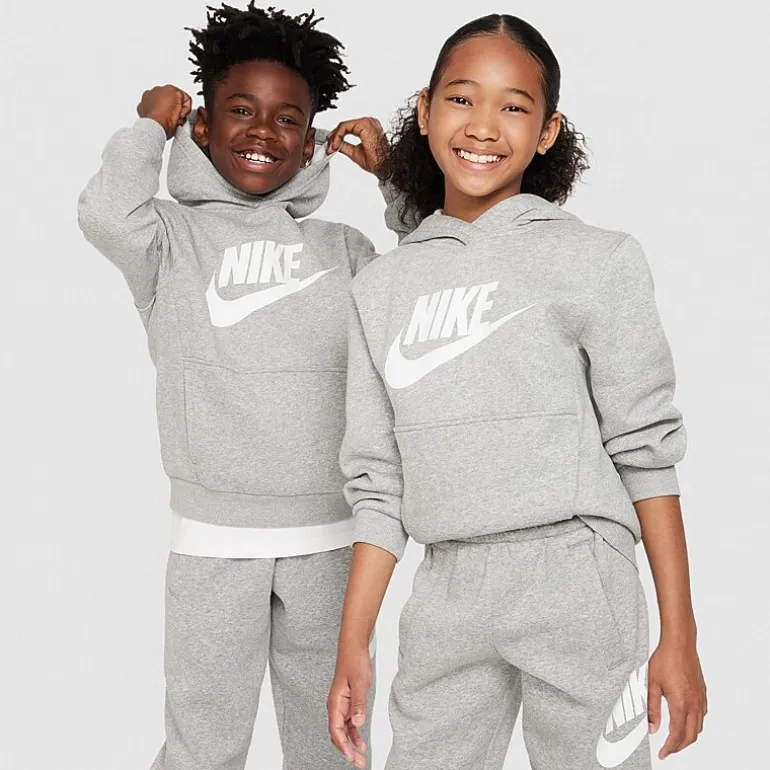 Nike Club Big Kid Unisex Long Sleeve Fleece Active Hoodie