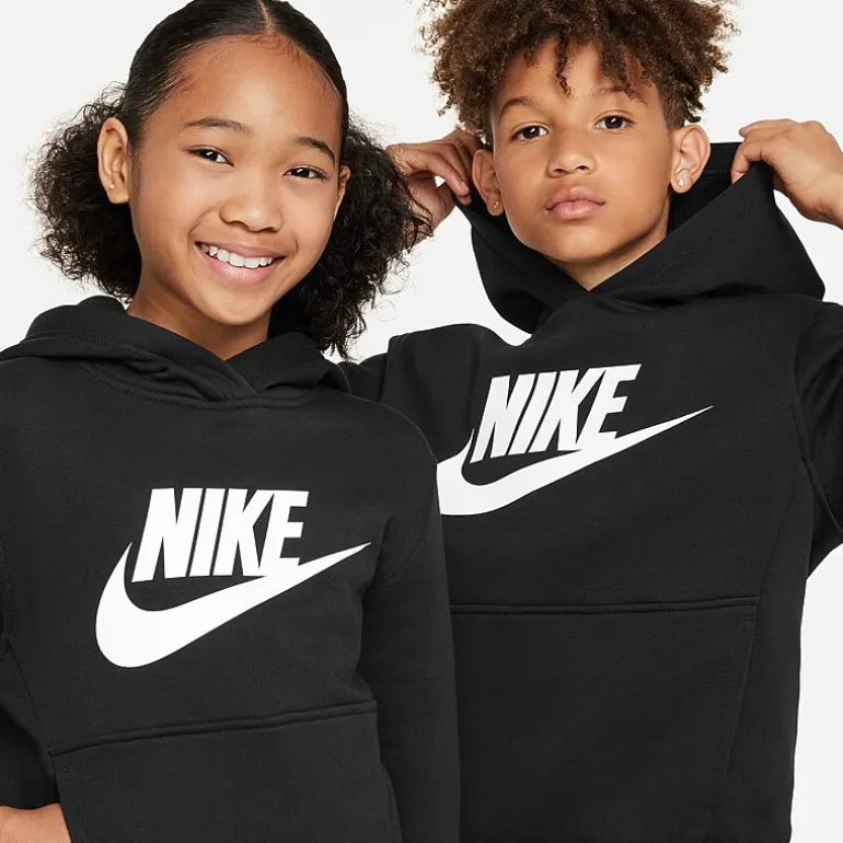 Nike Club Big Kid Unisex Long Sleeve Fleece Active Hoodie