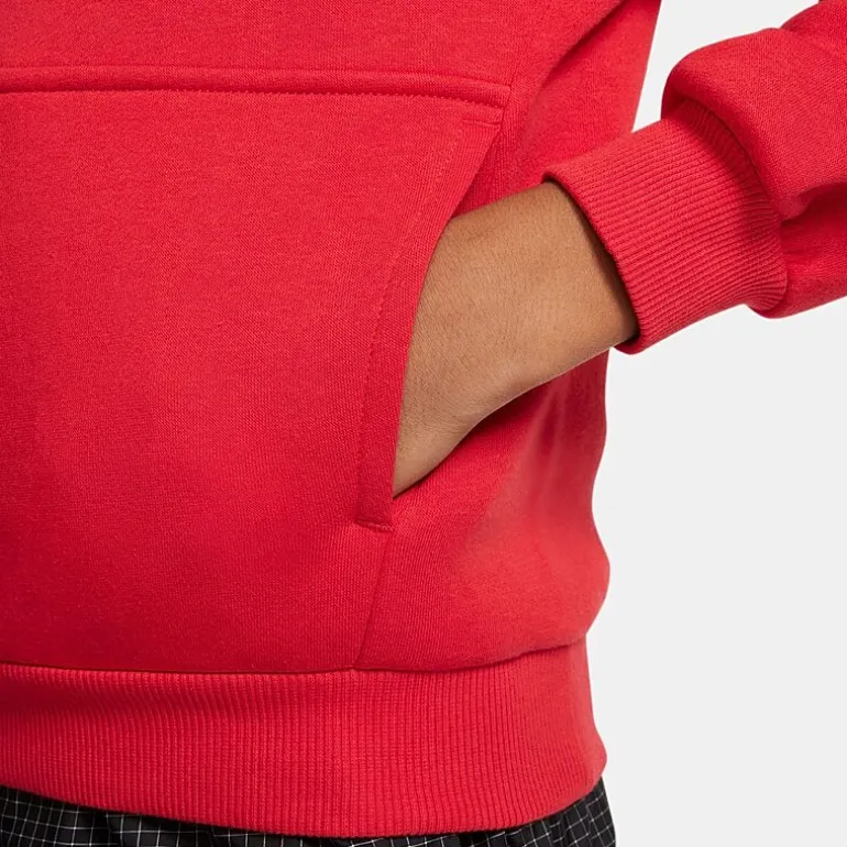 Nike Club Big Kid Unisex Long Sleeve Fleece Active Hoodie