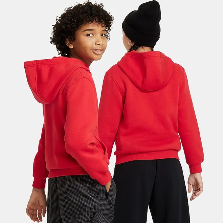 Nike Club Big Kid Unisex Long Sleeve Fleece Active Hoodie