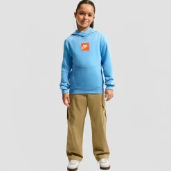 Nike Club Big Kid Unisex Long Sleeve Active Hoodie