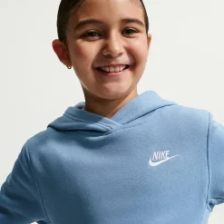 Nike Club Big Kid Unisex Long Sleeve Fleece Active Hoodie