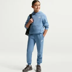 Nike Club Big Kid Unisex Long Sleeve Fleece Active Hoodie