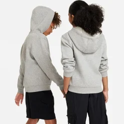 Nike Club Big Kid Unisex Long Sleeve Fleece Zipper Active Hoodie