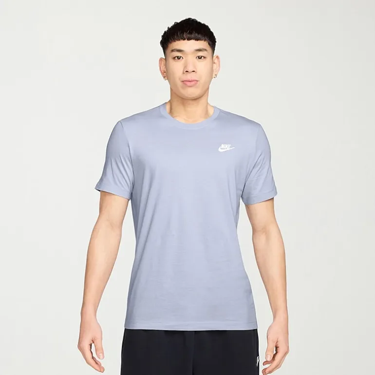 Nike Club Embroidered Logo Mens Crew Neck Short Sleeve Active Big and Tall T-Shirt