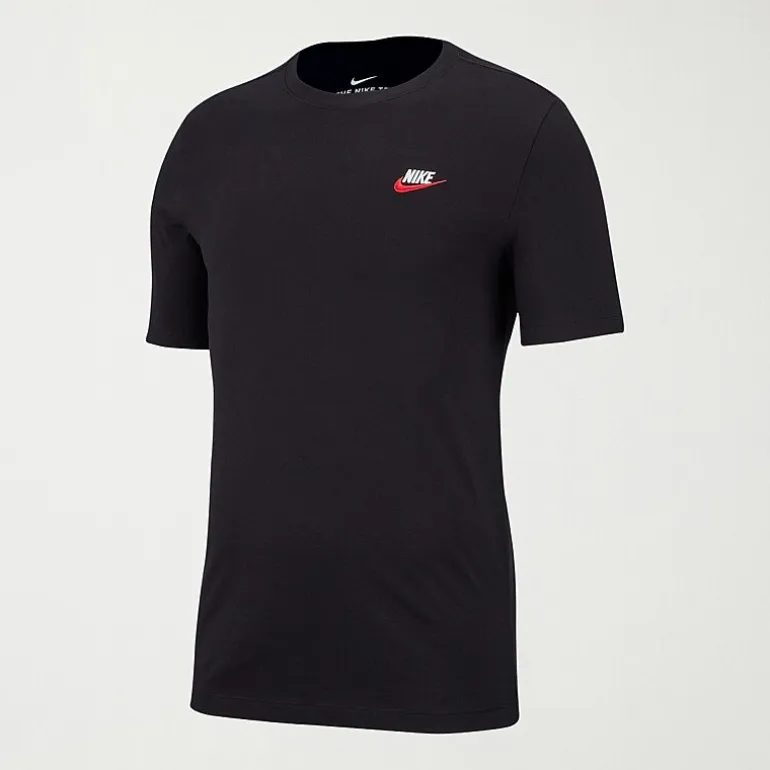 Nike Club Embroidered Logo Mens Crew Neck Short Sleeve Active Big and Tall T-Shirt