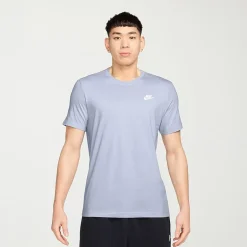 Nike Club Embroidered Logo Mens Crew Neck Short Sleeve Active Big and Tall T-Shirt
