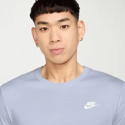 Nike Club Embroidered Logo Mens Crew Neck Short Sleeve Active Big and Tall T-Shirt