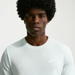 Nike Club Embroidered Logo Mens Crew Neck Short Sleeve Active Big and Tall T-Shirt