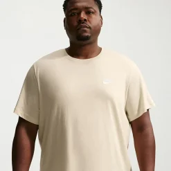 Nike Club Embroidered Logo Mens Crew Neck Short Sleeve Active Big and Tall T-Shirt