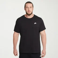 Nike Club Embroidered Logo Mens Crew Neck Short Sleeve Active Big and Tall T-Shirt
