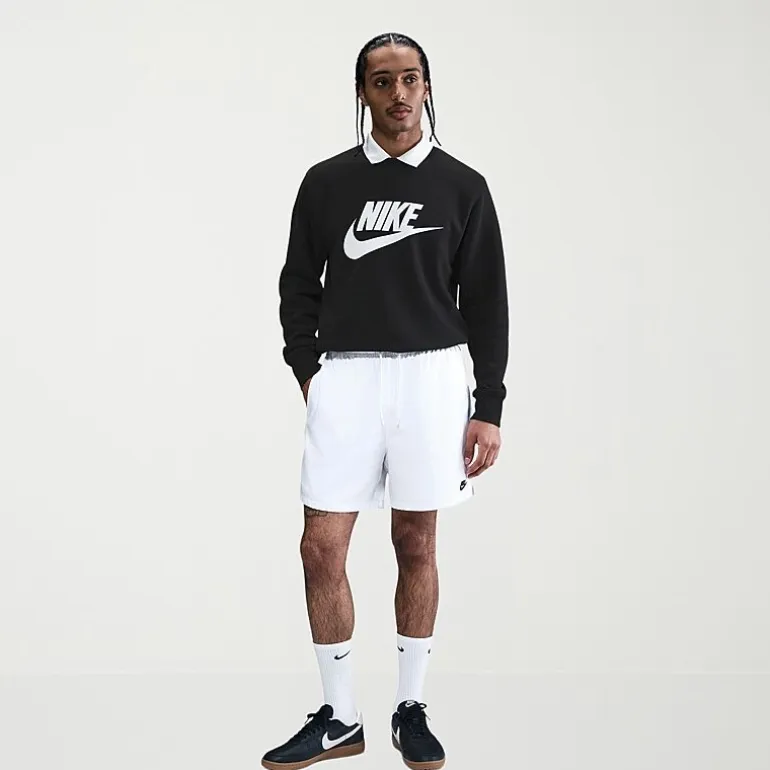 Nike Club Fleece Mens Crew Neck Long Sleeve Big and Tall Sweatshirt
