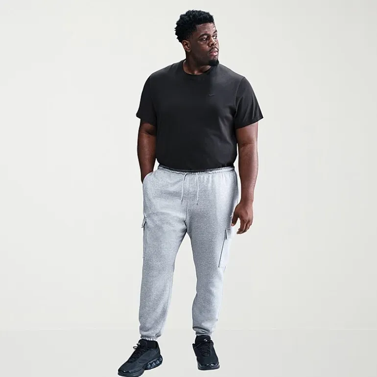 Nike Club Fleece Mens Regular Fit Big and Tall Active Cargo Pant