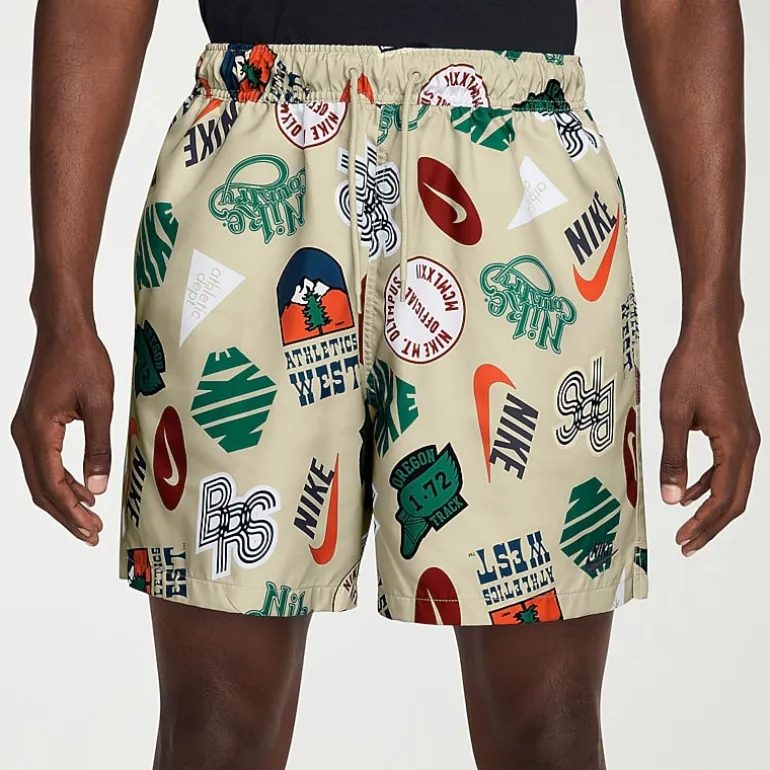 Nike Club Flow Mens 6" Mid Rise Workout Shorts
