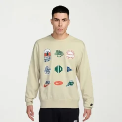Nike Club Mens Crew Neck Long Sleeve Sweatshirt