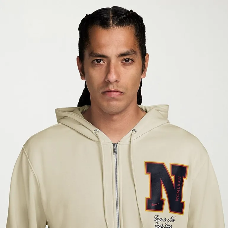 Nike Club Mens Long Sleeve Fleece Zipper Active Big and Tall Hoodie