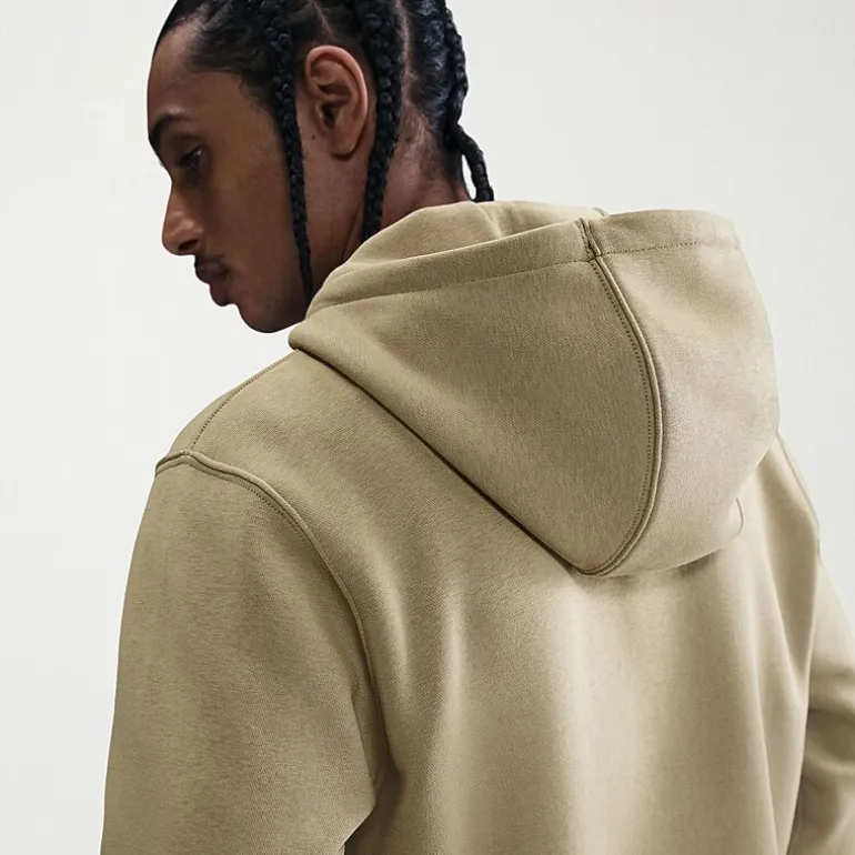 Nike Club Mens Long Sleeve Fleece Zipper Active Hoodie
