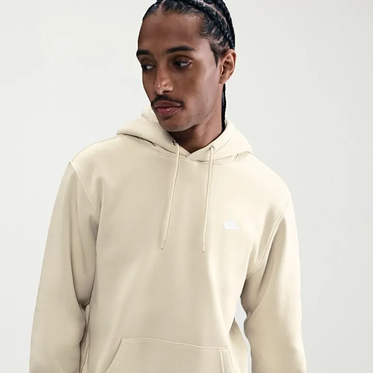Nike Club Mens Long Sleeve Fleece Active Big and Tall Hoodie
