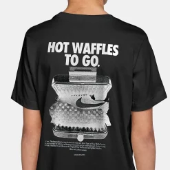 Nike Club Waffle Big Kid Unisex Crew Neck Short Sleeve Regular Fit Graphic T-Shirt
