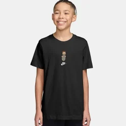 Nike Club Waffle Big Kid Unisex Crew Neck Short Sleeve Regular Fit Graphic T-Shirt