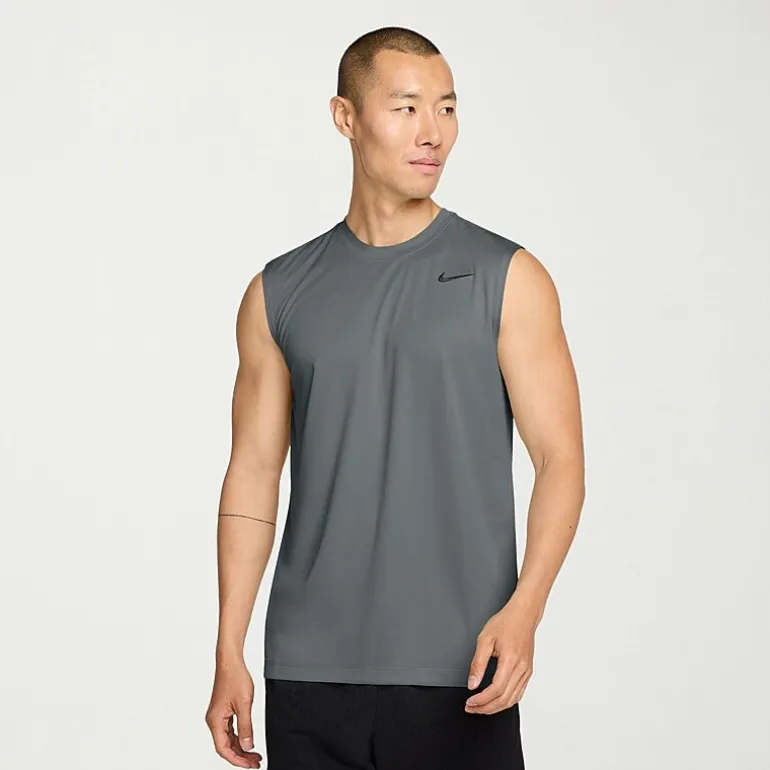 Nike Dri Fit Mens Crew Neck Sleeveless Muscle T-Shirt