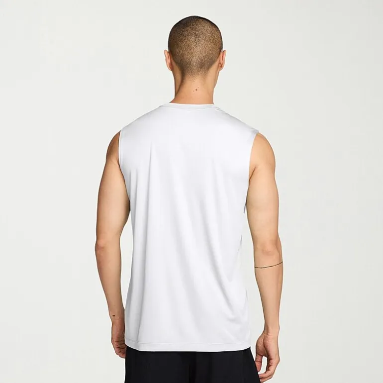 Nike Dri Fit Mens Crew Neck Sleeveless Muscle T-Shirt