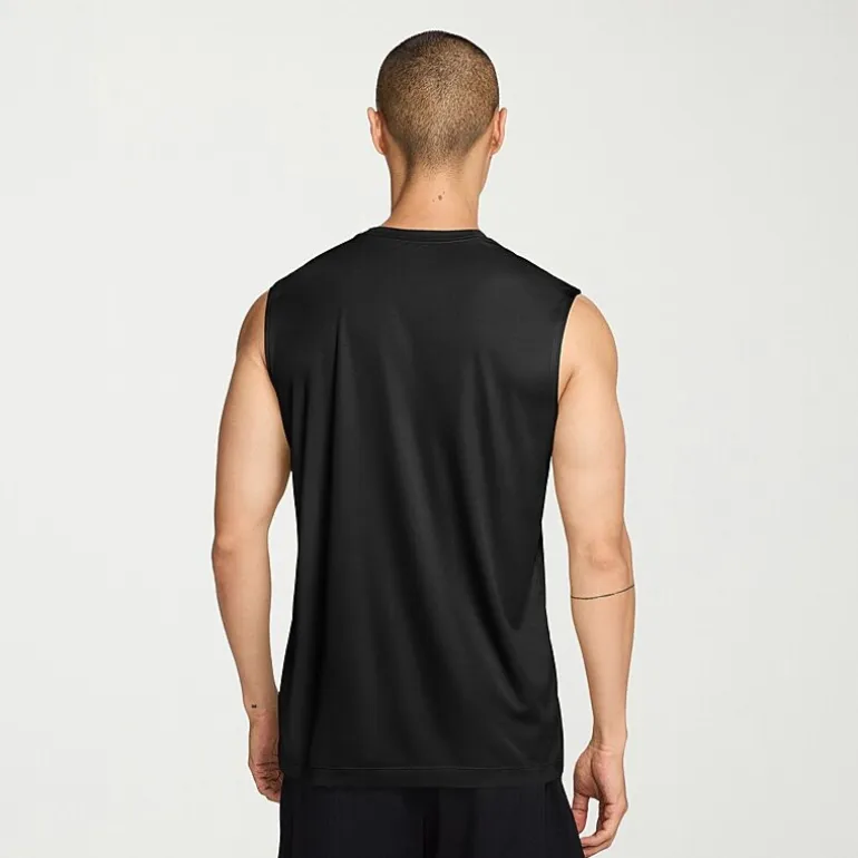 Nike Dri Fit Mens Crew Neck Sleeveless Muscle T-Shirt