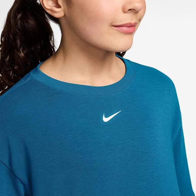 Nike Dri-Fit One Big Kid Girls Crew Neck Short Sleeve Active T-Shirt