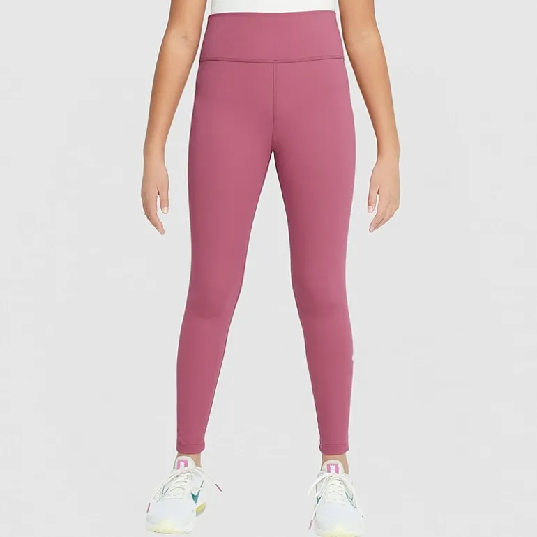 Nike Dri-Fit One Big Kid Girls High Rise Knit Active Skinny Full Length Leggings