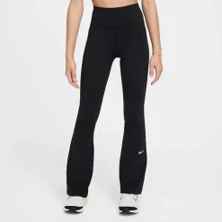 Nike Dri-Fit One Big Kid Girls High Rise Knit Active Flare Full Length Leggings