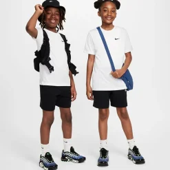 Nike Dri-Fit Swoosh Big Kid Unisex Crew Neck Short Sleeve Active T-Shirt