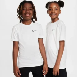 Nike Dri-Fit Swoosh Big Kid Unisex Crew Neck Short Sleeve Active T-Shirt