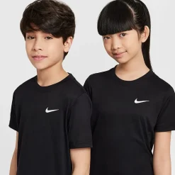 Nike Dri-Fit Swoosh Big Kid Unisex Crew Neck Short Sleeve Active T-Shirt