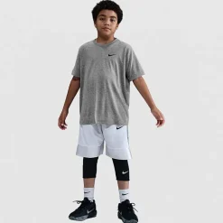 Nike Dri-Fit Swoosh Big Kid Unisex Crew Neck Short Sleeve Active T-Shirt