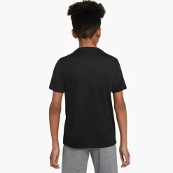 Nike Dri-Fit Swoosh Big Kid Unisex Crew Neck Short Sleeve Active T-Shirt