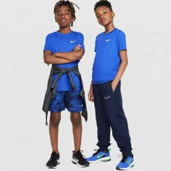 Nike Dri-Fit Swoosh Big Kid Unisex Crew Neck Short Sleeve Active T-Shirt