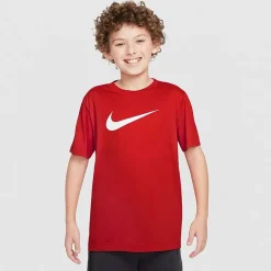 Nike Dri-Fit Swoosh Unisex Crew Neck Short Sleeve Regular Fit Graphic T-Shirt