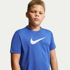 Nike Dri-Fit Swoosh Unisex Crew Neck Short Sleeve Regular Fit Graphic T-Shirt